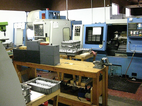 Couple of CNC machines @ Paul